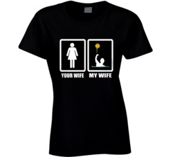 My Wife Women's Water Polo Sports Hobby Ladies T Shirt My Wife Women's Water Polo Sports Hobby Ladies T Shirt