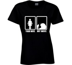 My Wife Women's Smoking Sports Hobby Ladies T Shirt My Wife Women's Smoking Sports Hobby Ladies T Shirt