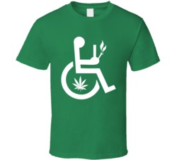 Wheelchair Pot Smoking Bong Marijuana Sign T Shirt Wheelchair Pot Smoking Bong Marijuana Sign T Shirt