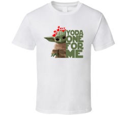 Yoda One For Me Cute Baby Yoda The Child Valentines T Shirt Yoda One For Me Cute Baby Yoda The Child Valentines T Shirt