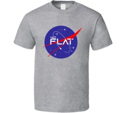 Nasa Logo Not Flat Parody T Shirt Nasa Logo Not Flat Parody T Shirt