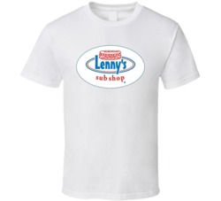 Lenny's Sub Shop Sandwhich Restaurant T Shirt