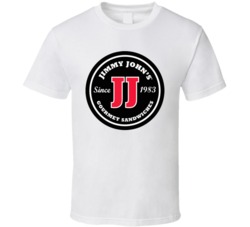 Jimmy Johns Gourmet Sandwiches Sub Sandwhich Restaurant T Shirt