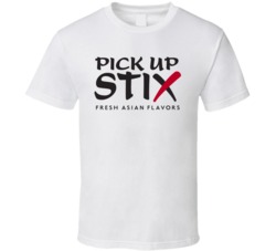Pick Up Stix Top American Chinese Fast Food T Shirt Pick Up Stix Top American Chinese Fast Food T Shirt