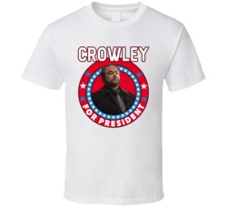 Crowley Supernatural For President Tv Show Villain Fan T Shirt Crowley Supernatural For President Tv Show Villain Fan T Shirt