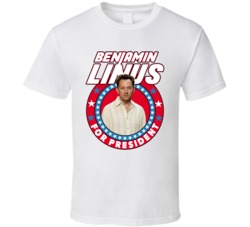 Benjamin Linus Lost For President Tv Show Villain Fan T Shirt Benjamin Linus Lost For President Tv Show Villain Fan T Shirt