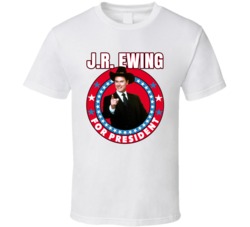 Jr Ewing Dallas For President Tv Show Villain Fan T Shirt Jr Ewing Dallas For President Tv Show Villain Fan T Shirt