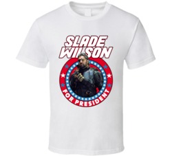 Slade Wilson Deathstroke Arrow For President Tv Show Villain Fan T Shi Slade Wilson Deathstroke Arrow For President Tv Show Villain Fan T Shi
