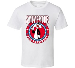 Sylvester J Pussycat Looney Tunes For President Tv Show Villain Fan T Sylvester J Pussycat Looney Tunes For President Tv Show Villain Fan T