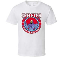 Skeletor He Man For President Tv Show Villain Fan T Shirt Skeletor He Man For President Tv Show Villain Fan T Shirt