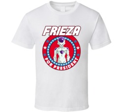 Frieza Dragon Ball Z For President Tv Show Villain Fan T Shirt Frieza Dragon Ball Z For President Tv Show Villain Fan T Shirt