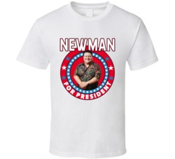 Newman-seinfeld For President Tv Show Villain Fan T Shirt Newman-seinfeld For President Tv Show Villain Fan T Shirt