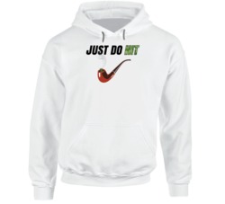 Just Do Hit Pipe Weed Smoking Logo Parody Stoner Hoodie Just Do Hit Pipe Weed Smoking Logo Parody Stoner Hoodie