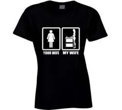 My Wife Women's Cooking Culinary Arts Djing Hobby Ladies T Shirt My Wife Women's Cooking Culinary Arts Djing Hobby Ladies T Shirt
