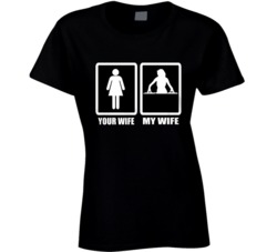 My Wife Women's Dj Djing Hobby Ladies T Shirt My Wife Women's Dj Djing Hobby Ladies T Shirt