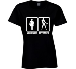 My Wife Women's Magician Hobby Ladies T Shirt My Wife Women's Magician Hobby Ladies T Shirt