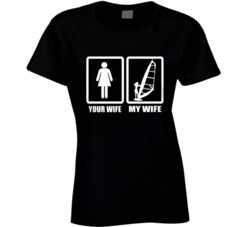 My Wife Women's Sailing Hobby Ladies T Shirt My Wife Women's Sailing Hobby Ladies T Shirt