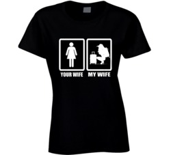 My Wife Women's Travelling Hobby Ladies T Shirt My Wife Women's Travelling Hobby Ladies T Shirt
