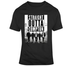 Straight Outta Compton Hip Hop Movie Poster T Shirt Straight Outta Compton Hip Hop Movie Poster T Shirt