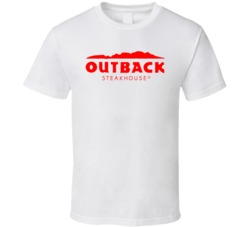 Outback Steakhouse American Favorite Fast Food T Shirt Outback Steakhouse American Favorite Fast Food T Shirt