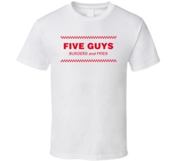 Five Guys Burger And Fries American Favorite Fast Food T Shirt Five Guys Burger And Fries American Favorite Fast Food T Shirt