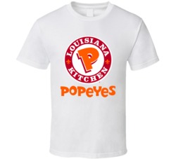 Popeyes American Favorite Fast Food T Shirt Popeyes American Favorite Fast Food T Shirt
