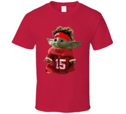 Patrick Mahomes Baby Yoda The Child Football Fan T Shirt Patrick Mahomes Baby Yoda The Child Football Fan T Shirt