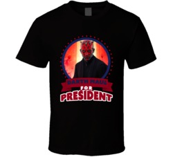 Darth Maul For President Greatest Villains T Shirt Darth Maul For President Greatest Villains T Shirt
