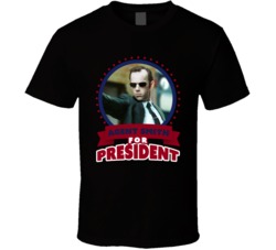Agent Smith The Matrix For President Greatest Villains T Shirt Agent Smith The Matrix For President Greatest Villains T Shirt