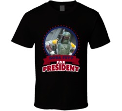 Boba Fett For President Greatest Villains T Shirt Boba Fett For President Greatest Villains T Shirt