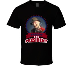 Freddy Krueger For President Greatest Villains T Shirt Freddy Krueger For President Greatest Villains T Shirt