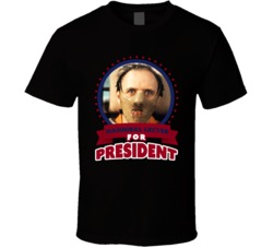 Hannibal Lecter For President Greatest Villains T Shirt Hannibal Lecter For President Greatest Villains T Shirt