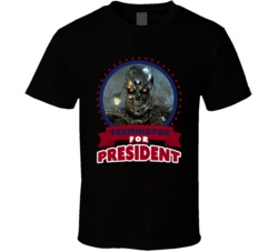 Terminator Lecter For President Greatest Villains T Shirt Terminator Lecter For President Greatest Villains T Shirt