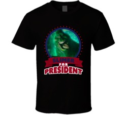Slimer For President Greatest Villains T Shirt Slimer For President Greatest Villains T Shirt