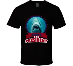Jaws For President Greatest Villains T Shirt Jaws For President Greatest Villains T Shirt