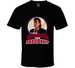 Vincent Vega For President Greatest Villains T Shirt Vincent Vega For President Greatest Villains T Shirt