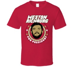 Weston Richburg For President San Francisco Football Fan T Shirt Weston Richburg For President San Francisco Football Fan T Shirt