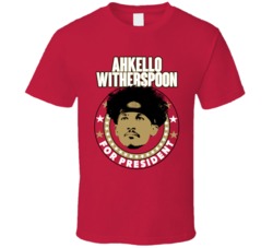 Ahkello Witherspoon For President San Francisco Football Fan T Shirt Ahkello Witherspoon For President San Francisco Football Fan T Shirt