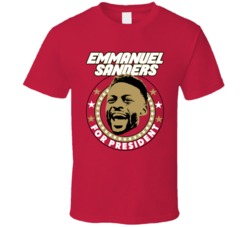 Emmanuel Sanders For President San Francisco Football Fan T Shirt Emmanuel Sanders For President San Francisco Football Fan T Shirt