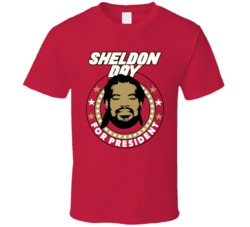 Sheldon Day For President San Francisco Football Fan T Shirt Sheldon Day For President San Francisco Football Fan T Shirt
