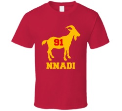Derrick Nnadi Jersey Number 91 Goat Greatest Of All Time Kc Kansas Cit Derrick Nnadi Jersey Number 91 Goat Greatest Of All Time Kc Kansas Cit