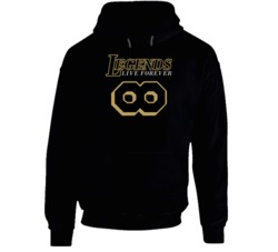 Legends Live Forever Kobe Bryant Famous Number 8 Basketball Fan Black 