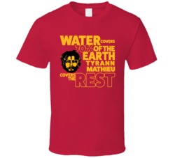Water Covers 70 Percent Tyrann Mathieu Covers The Rest Kansas City Def Water Covers 70 Percent Tyrann Mathieu Covers The Rest Kansas City Def