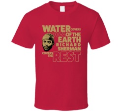Water Covers 70 Percent Richard Sherman Covers The Rest San Francisco Water Covers 70 Percent Richard Sherman Covers The Rest San Francisco