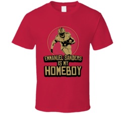Emmanuel Sanders Is My Homeboy San Francisco Football 2020 T Shirt Emmanuel Sanders Is My Homeboy San Francisco Football 2020 T Shirt