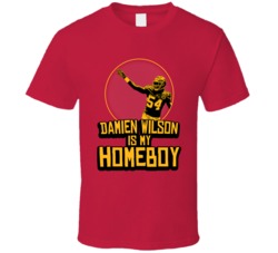 Damien Wilson Is My Homeboy Kansas City Football 2020 T Shirt Damien Wilson Is My Homeboy Kansas City Football 2020 T Shirt