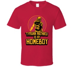 Tyrann Mathieu Is My Homeboy Kansas City Football 2020 T Shirt Tyrann Mathieu Is My Homeboy Kansas City Football 2020 T Shirt