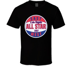 East West Las Vegas All Stars 2007 Basketball T Shirt