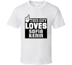This Guy Loves Sofia Kenin United States Tennis Star Fan T Shirt