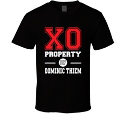 Property Of Dominic Thiem Xo Austrian Tennis Fan T Shirt